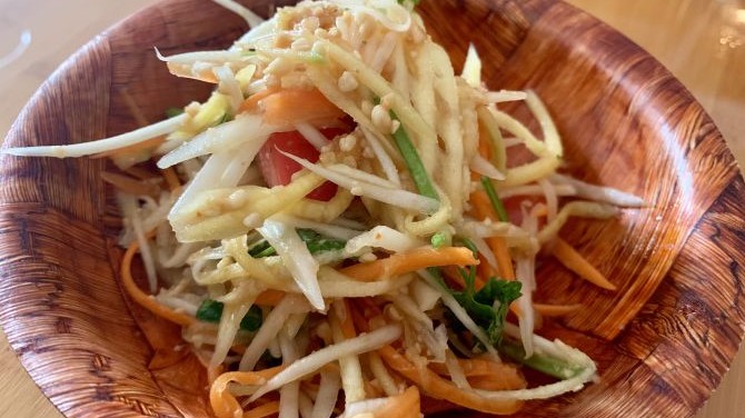 Eating Scrumptious Food at the Best Vegan Thai Restaurant in NYC