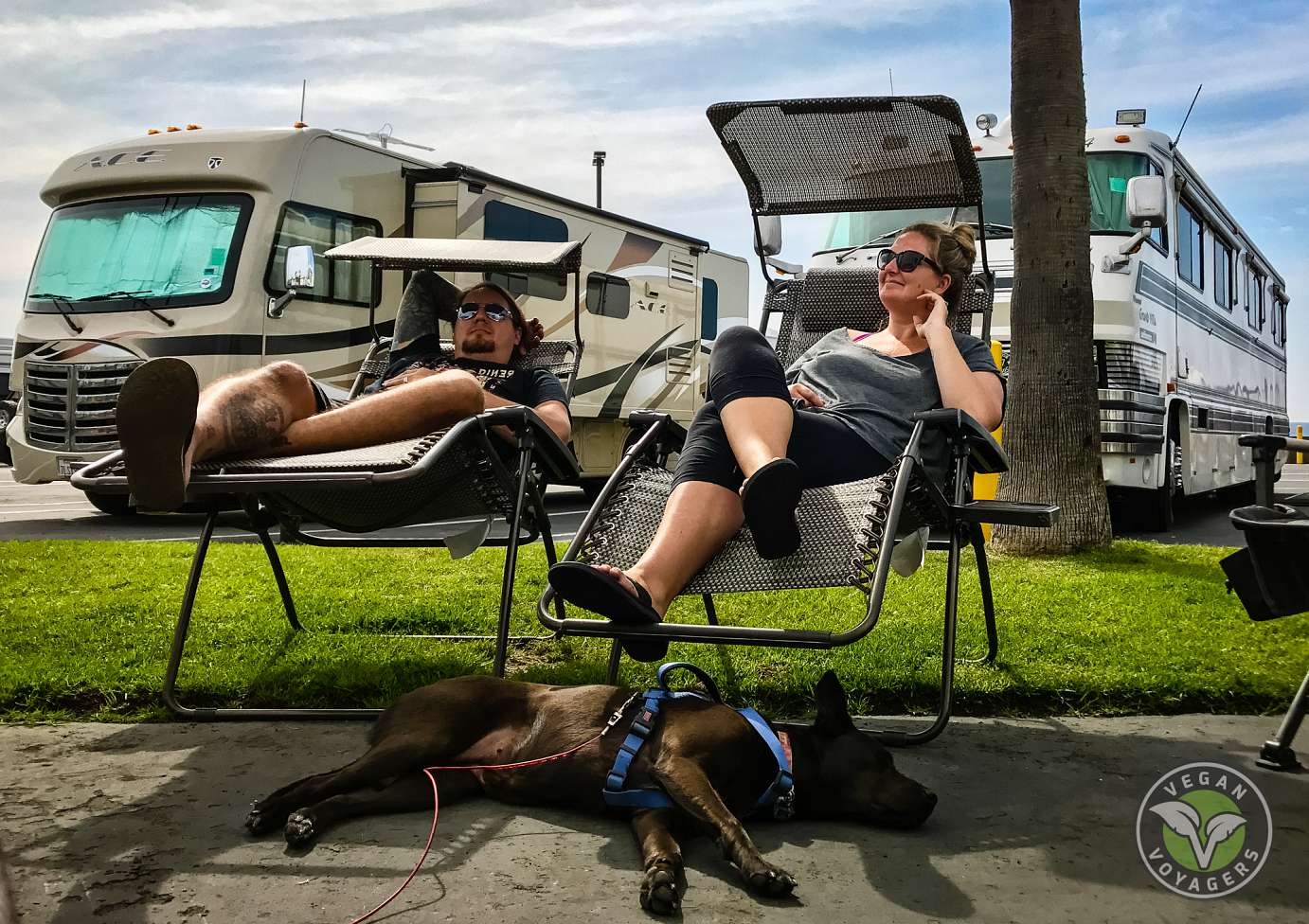 Hayden, Aaron, and Lulu - Dockweiler in Los Angeles